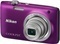 Nikon Coolpix S2800 purple + Varia 10 raps