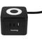 Huslog 12W 2x z.2xUSB-C,1xUSB,1.4m černá