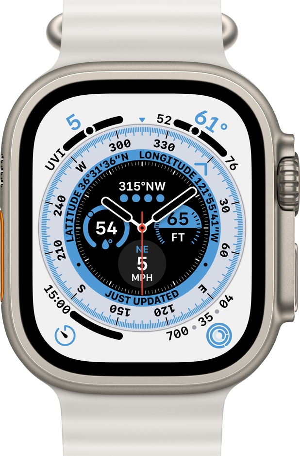 Apple Watch Ultra Ti White Ocean Band Spořílek.cz