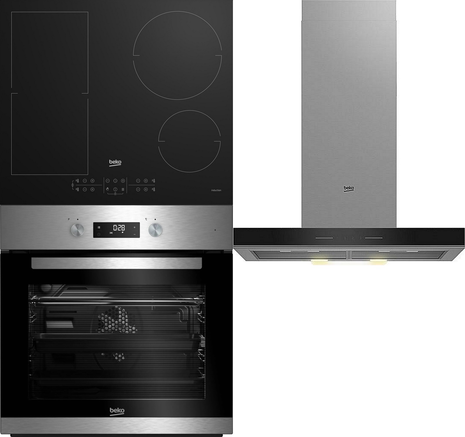 Духовой шкаф beko bim 22304 xcs