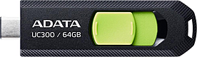 A-Data Flash Disk 64GB UC300 Black