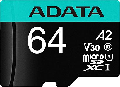 A-Data MicroSDXC karta 64GB Premier Pro