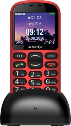 Aligator A880 GPS Senior Red