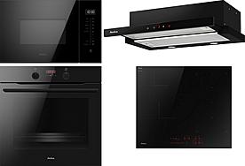 Set Amica AMMB25E3SGB + Amica DI 6412 CB + Amica OTP6641BG + Amica TFB 129 TSCB