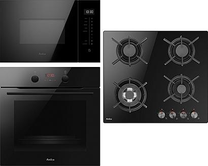 Set Amica AMMB25E3SGB + Amica DP 6411LZBG + Amica TFB 126 MB