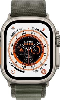 Apple Watch Ultra Ti Green Alpine Loop M