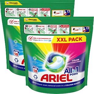 Ariel prací gelové kapsle Color 2 x 50 ks