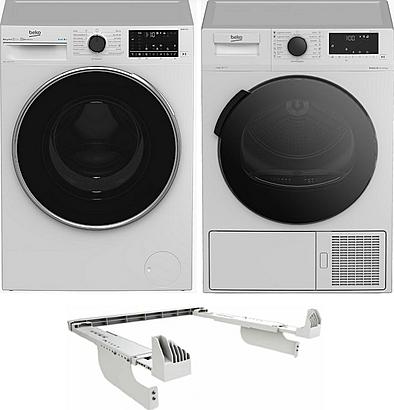 Set Beko B5WFU58416WCZBC + Beko XDF 85245CSH3BH + PSK mezikus bílý