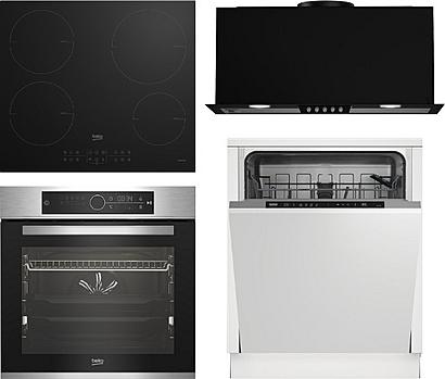Set Beko BBIM 12400XMPS + Beko DIN 34320 + Beko HII 64200MT + Beko HNU61422B