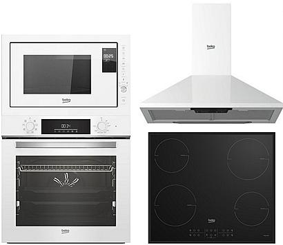 Set Beko BBIM 14300WMS + Beko BMGB 25333WG + Beko HCP 61310W + Beko HII 64205MTB