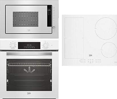 Set Beko BBIM 14300WMS + Beko BMGB 25333WG + Beko HII 64200FMTW