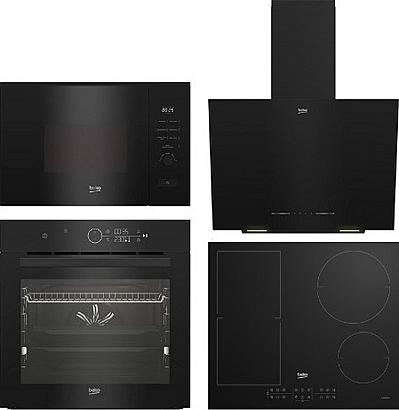 Set Beko BBIM 17400BDS + Beko BHCA62442BBH + Beko BMGB 20212B + Beko HII 64200FMT