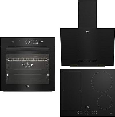 Set Beko BBIM 17400BDS + Beko BHCA62442BBH + Beko HII 64200FMT