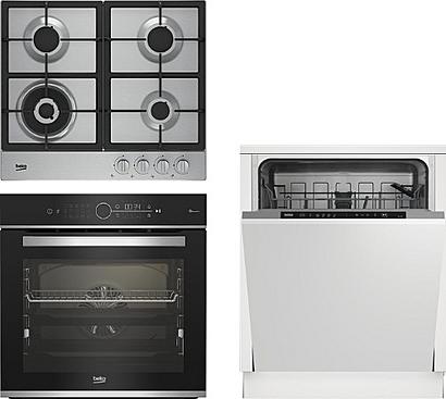 Set Beko BBIMM 13400XMSWE + Beko DIN 34320 + Beko HIAW 64235SX