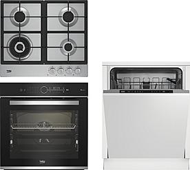 Set Beko BBIMM 13400XMSWE + Beko DIN 34320 + Beko HIAW 64235SX