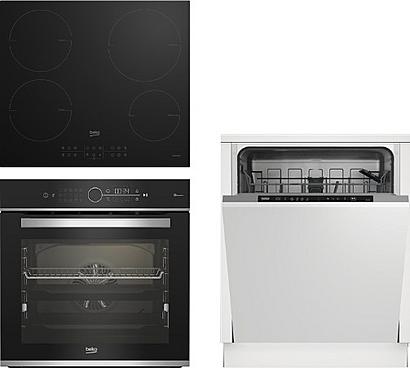 Set Beko BBIMM 13400XMSWE + Beko DIN 34320 + Beko HII 64200MT + sleva 20 % při použití kódu