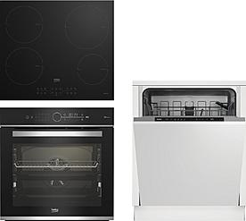 Set Beko BBIMM 13400XMSWE + Beko DIN 34320 + Beko HII 64200MT
