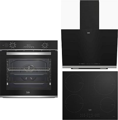 Set Beko BBIS 13300XMSE + Beko BHCA 66741BBHF + Beko HII 64200MT