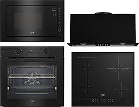 Set Beko BBIS17300BMPSE + Beko BMCB 25433BG + Beko HII 64200FMT + Beko HNU61422B