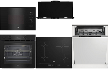 Set Beko BBIS17300BMPSE + Beko BMGB 20212B + Beko DIN 34320 + Beko HII 64200SFMT + Beko HNU61422B