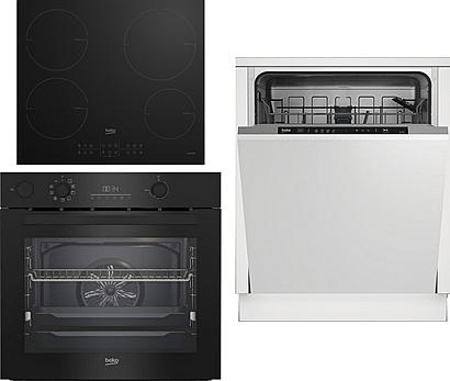 Set Beko BBIS17300BMPSE + Beko DIN 34320 + Beko HII 64200MT