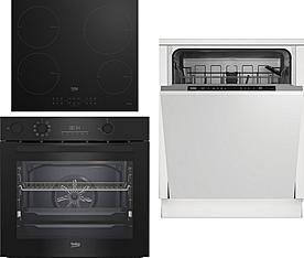 Set Beko BBIS17300BMPSE + Beko DIN 34320 + Beko HII 64200MT