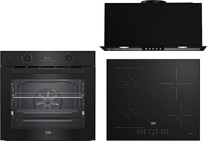 Set Beko BBIS17300BMPSE + Beko HII 64200SFMT + Beko HNU61422B