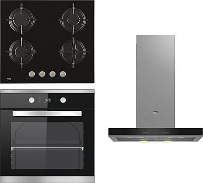 Set Beko BHCB 63640B + Beko BIM 25301 XCS + Beko HILG 64220S