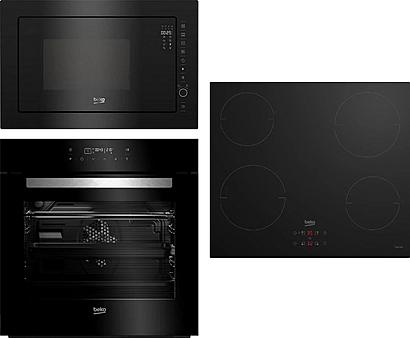 Set Beko BIR 14400 BGCS + Beko BMCB 25433BG + Beko HII 64401MT