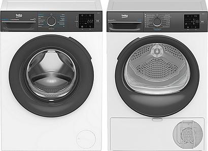 Set Beko BM3T3724WAA + Beko BM3WFU3721WAA