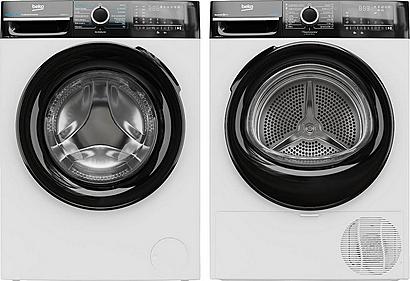 Set Beko BM3T4824WBB + Beko BM3WFU4841WBB