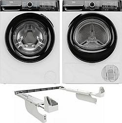 Set Beko BM3T4824WBB + Beko BM3WFU4841WBB + PSK mezikus bílý