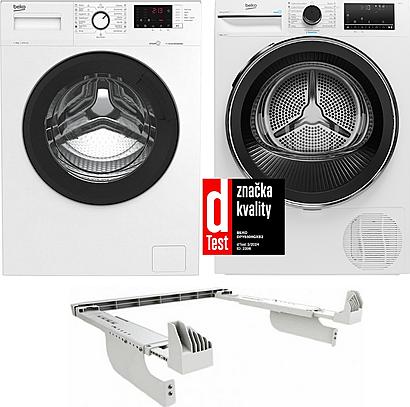 Set Beko DPY8506GXB2 + Beko WUV8612AXSW + PSK mezikus bílý