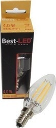 Best-LED E14 4W teplá bílá BL-C37-4W