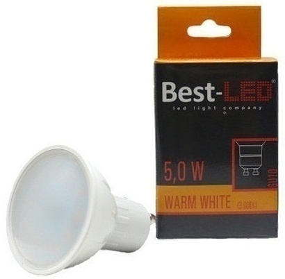 Best-LED GU10 5W tep.bílá BGU10-5-420W