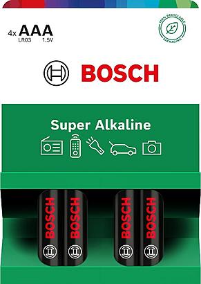 Bosch LR03SA4B/00 Super Alkal. AAA 4pack