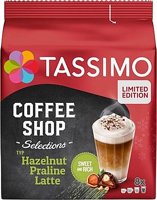 Bosch Tassimo Hazelnut Praline Latte 268g
