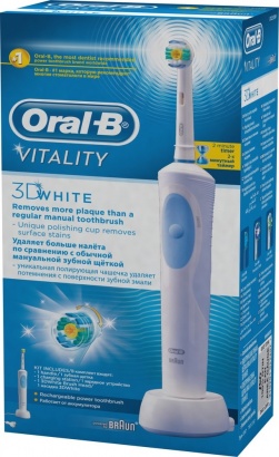 Braun ORAL B VITALITY 3D WHITE LUXE+MAX FACTOR