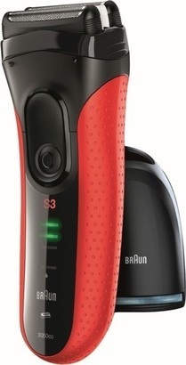 Braun Series 3 3050 Clean&Charge Red