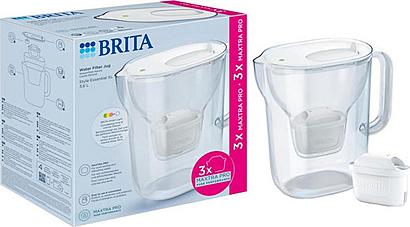 Brita STYLE ESSENTIAL XL 3,6 l bílá + 3 filtry
