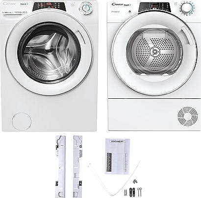 Set Candy RO4 274DWMS7/1-S + Candy RO4 H7A2TCEX-S + mezikus WSK1102/2 SLM FM STCK KIT