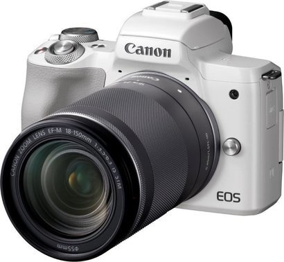 Canon EOS M50 White + EF-M 18-150