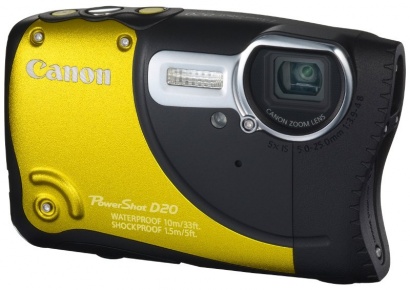 Canon PowerShot D20 Yellow