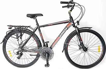 Canull 28" x 19 ALLOY 21SPD černé/červené + sleva 20 % při použití kódu