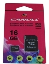 Canull Micro SD 16GB+Sd adaptér Class 10