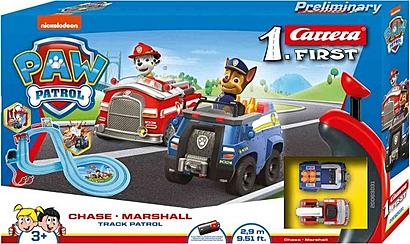 Carrera Autodráha FIRST-63031 PAW Patrol Chase a Marshall Track Patrol