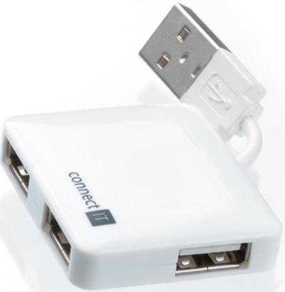 Connect IT CI-52 USB HUB se 4x Mini bílý