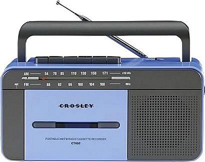 Crosley Cassette Player Blue/Grey