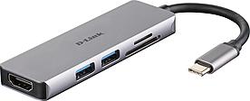 D-Link DUB-M530 5-in-1 USB-C Hub