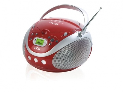 ECG CDR 677 MP3 Red